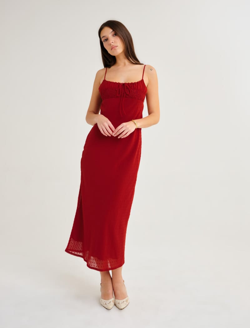 Midsummer Midi Dress | Crimson - Midi Dress