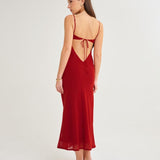 Midsummer Midi Dress | Crimson - Midi Dress