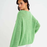 Milkshake Sweater | Sour Apple - Sweaters