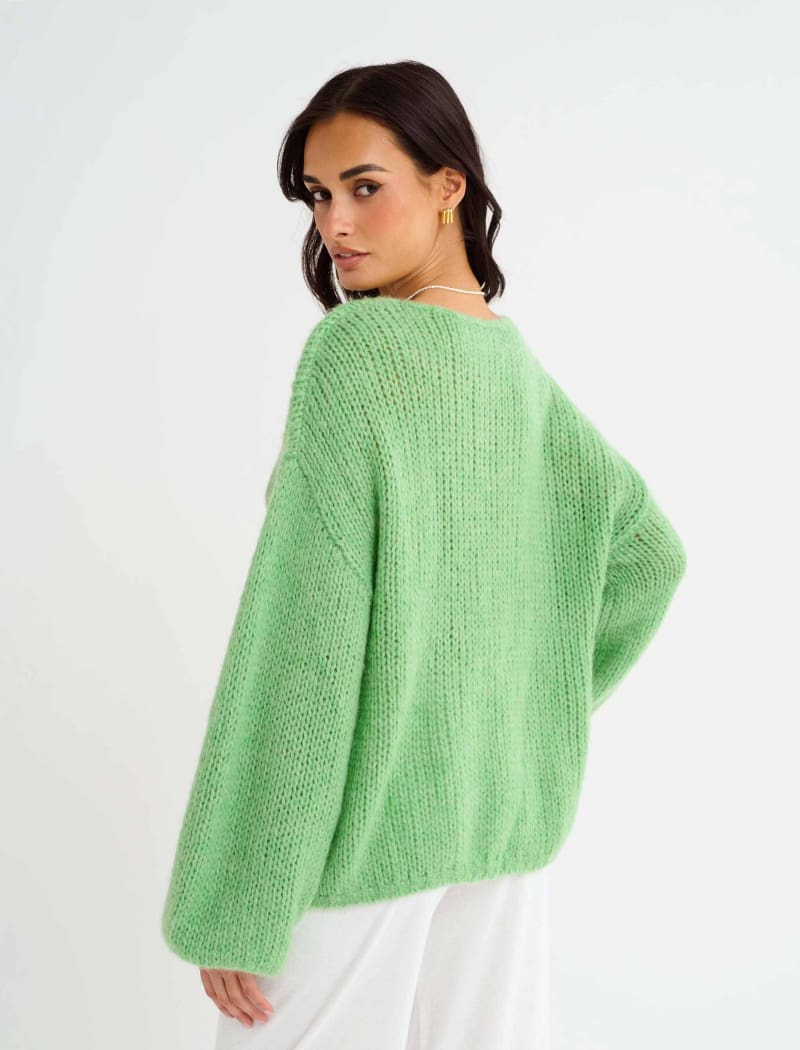 Milkshake Sweater | Sour Apple - Sweaters