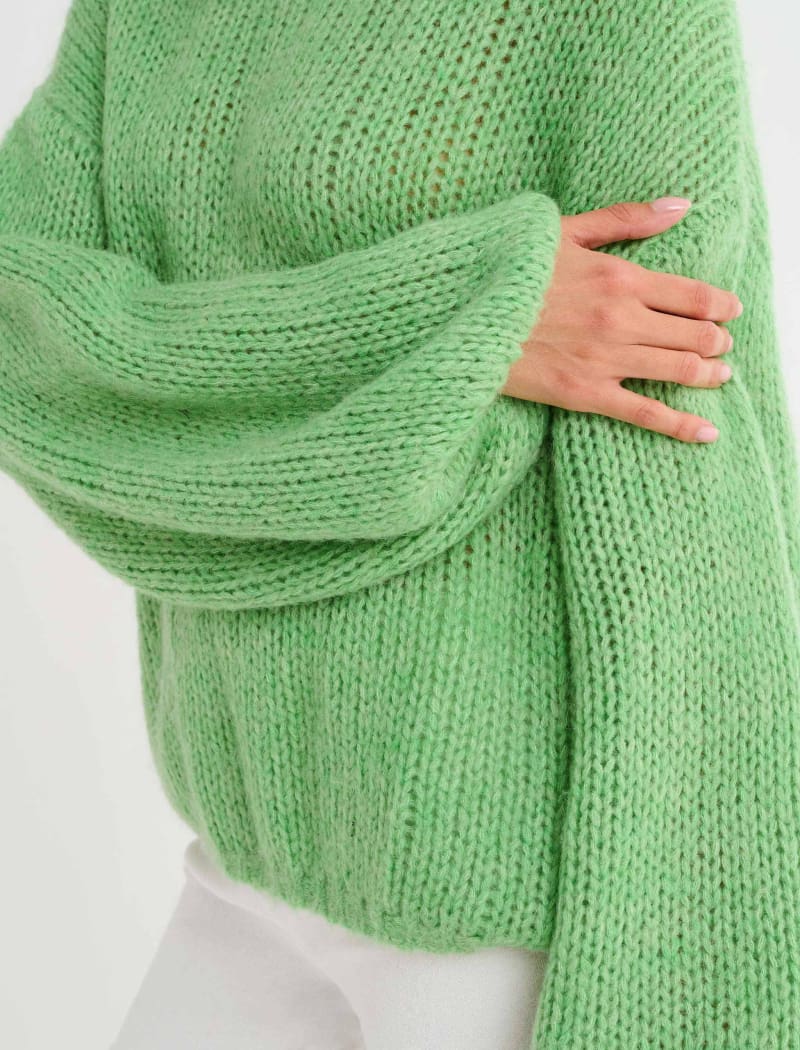 Milkshake Sweater | Sour Apple - Sweaters