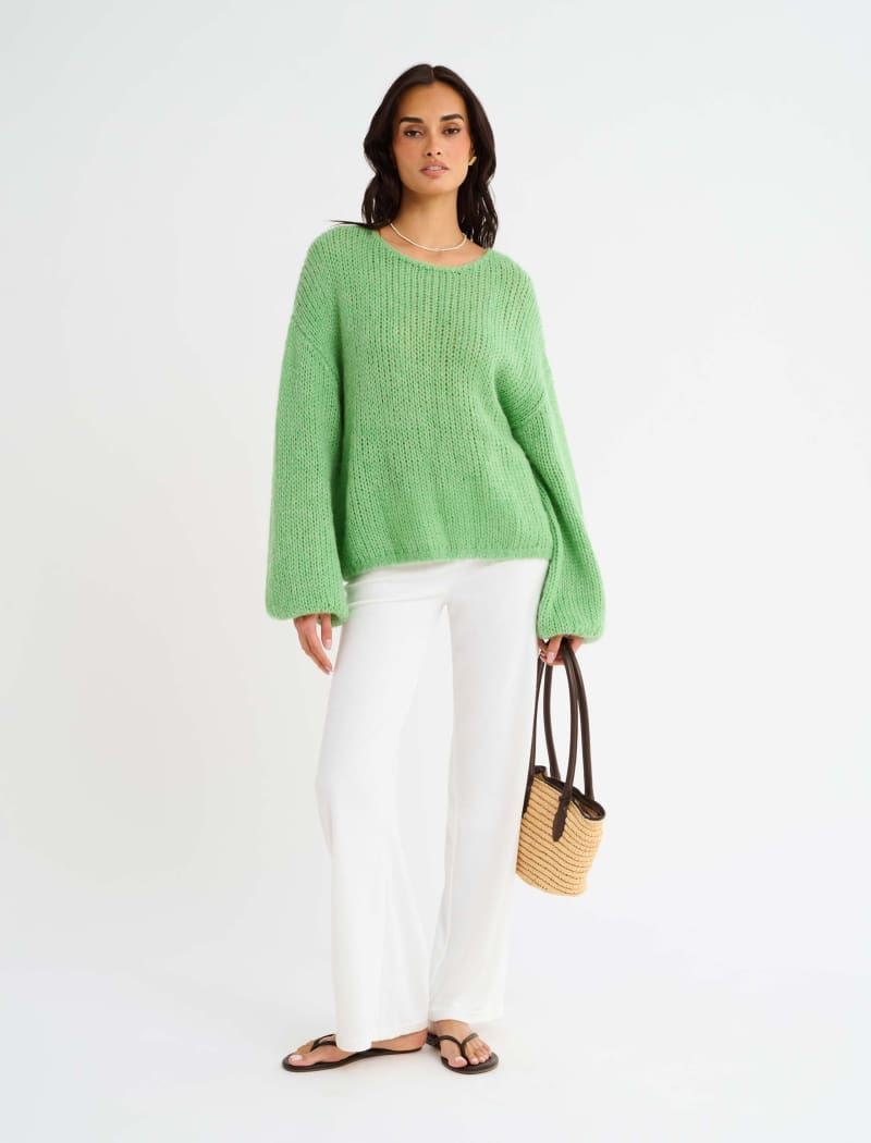 Milkshake Sweater | Sour Apple - Sweaters