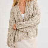 Mimi Cardigan | Oat - Cardigan