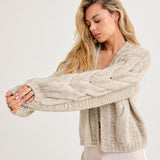 Mimi Cardigan | Oat - Cardigan