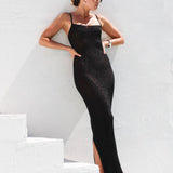 Mirage Maxi Dress | Black Shimmer