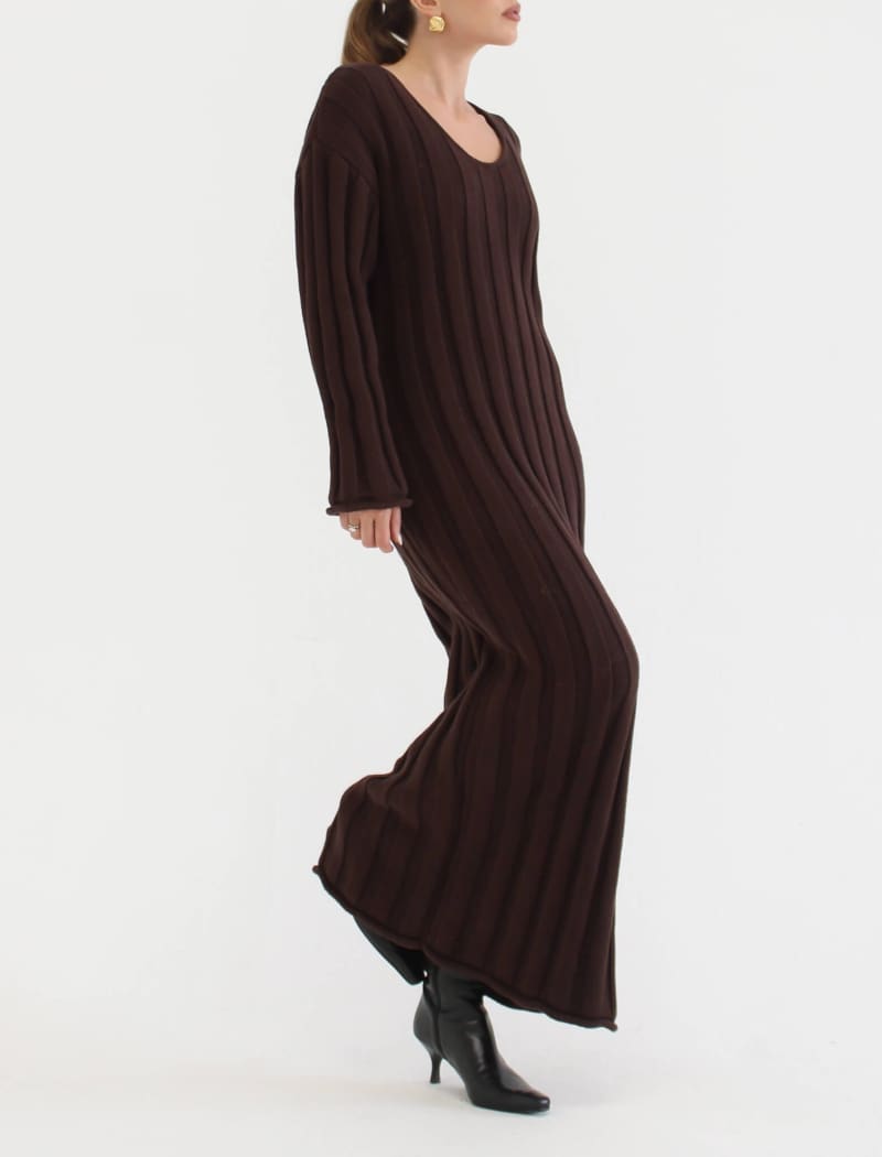 Missoula Maxi Dress | Espresso