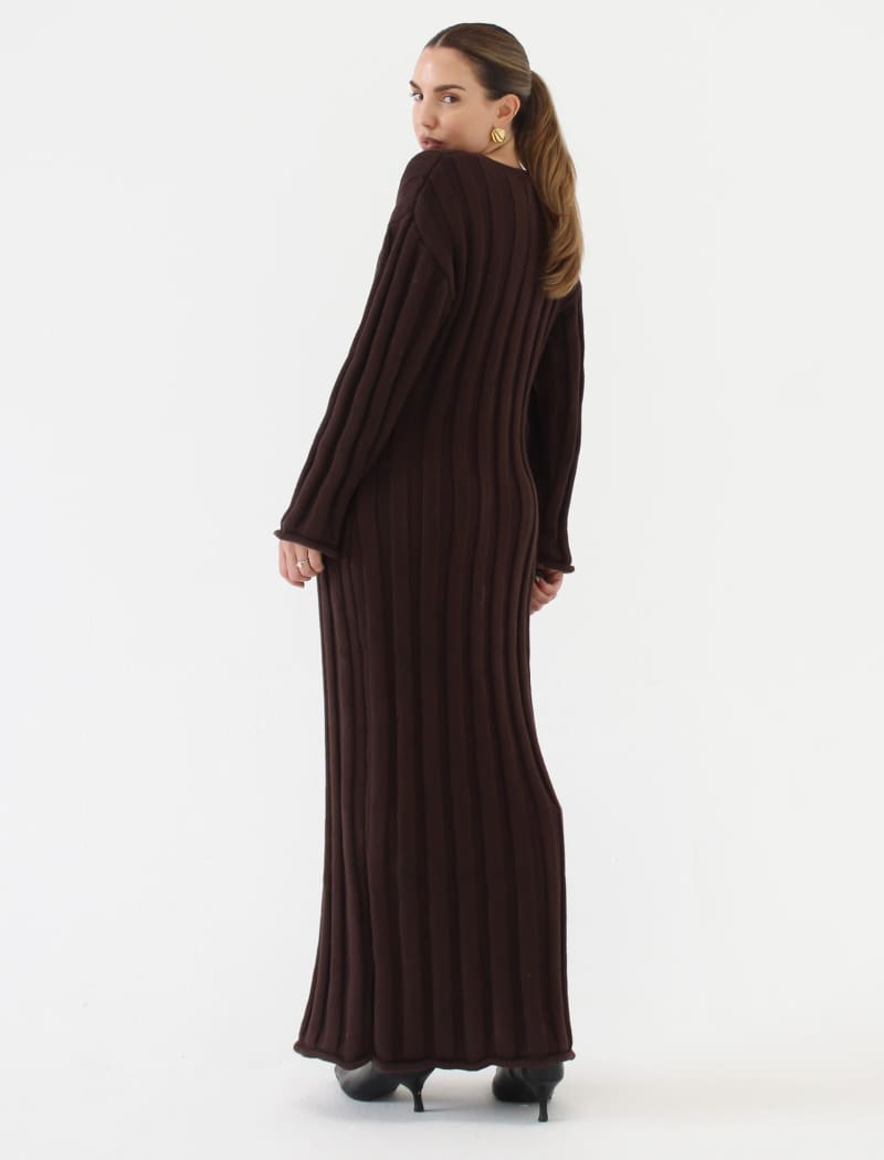 Missoula Maxi Dress | Espresso