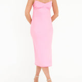 Monroe Midi Dress | Bonbon Pink - Midi Dress