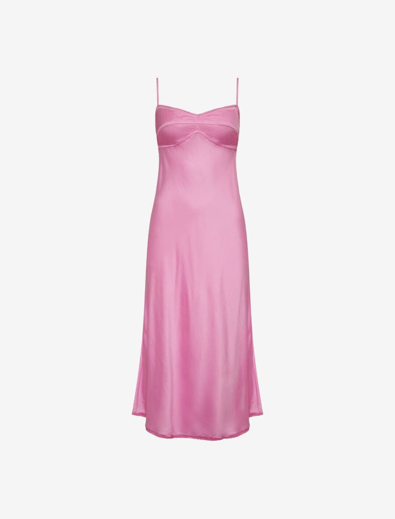 Monroe Midi Dress | Bonbon Pink