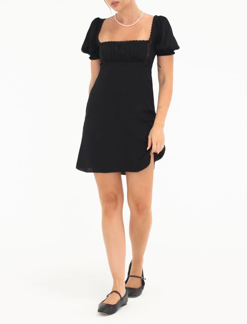 Napa Valley Mini Dress | Black