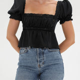 Napa Valley Top | Black - Blouse