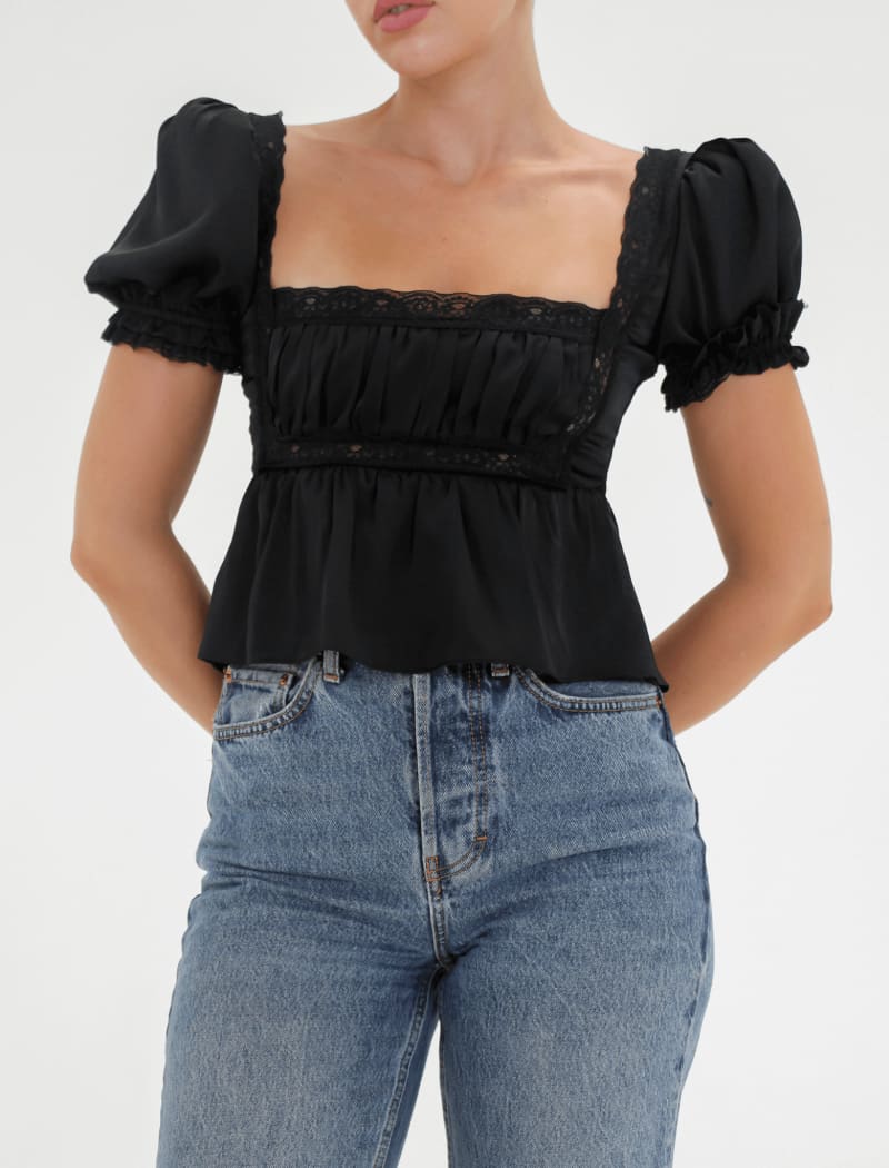 Napa Valley Top | Black - Blouse