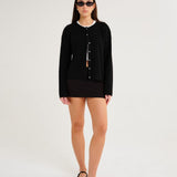 Newport Cardigan | Black - Cardigan