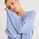 Newport Cardigan | Blue Heather - Cardigan