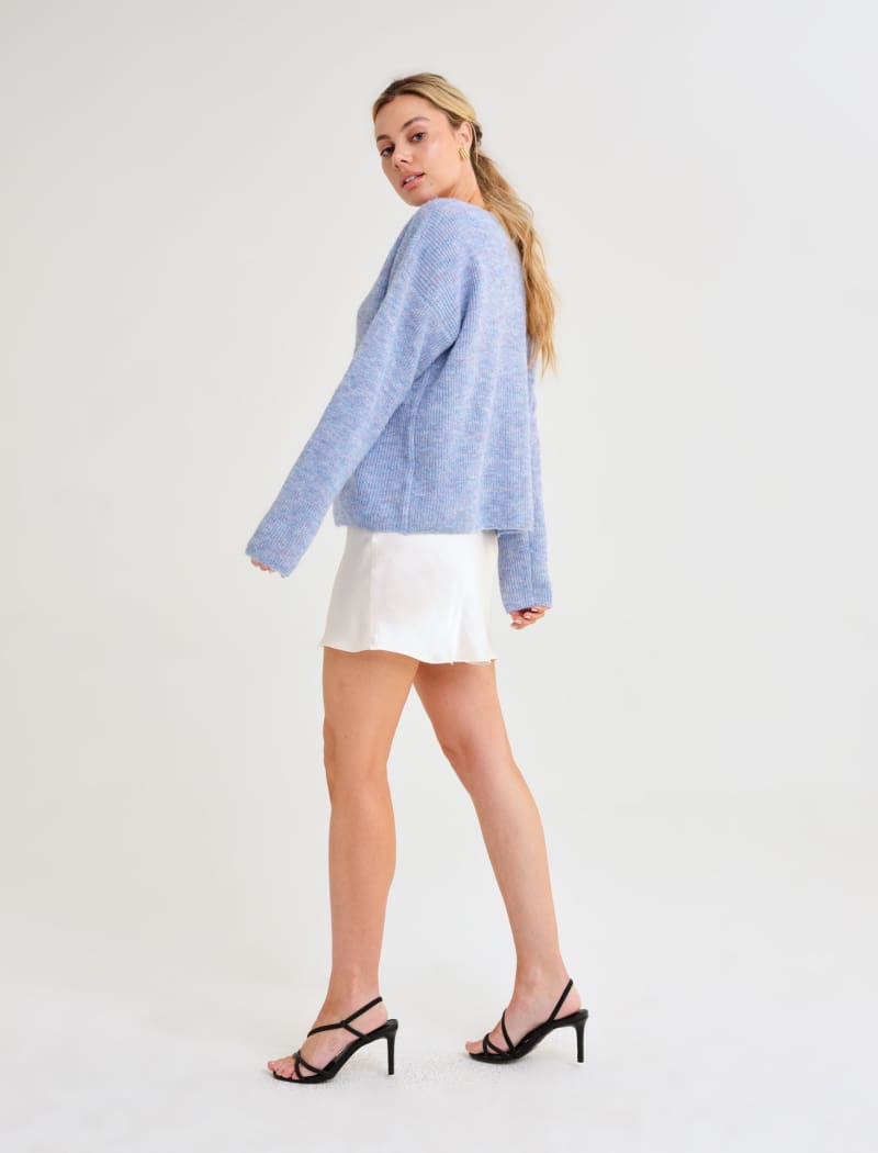 Newport Cardigan | Blue Heather - Cardigan