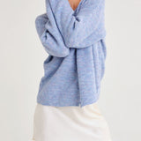 Newport Cardigan | Blue Heather - Cardigan