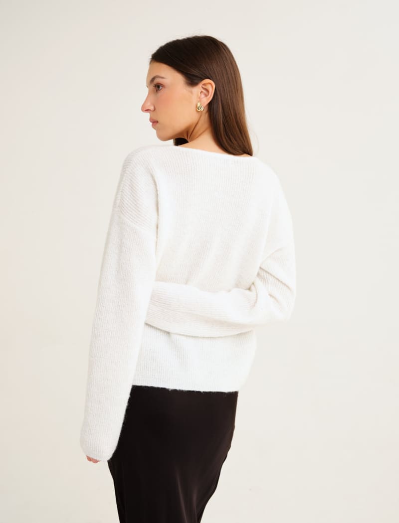 Newport Cardigan | Ivory - Cardigan