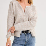 Newport Cardigan | Oatmeal Heather - Cardigan