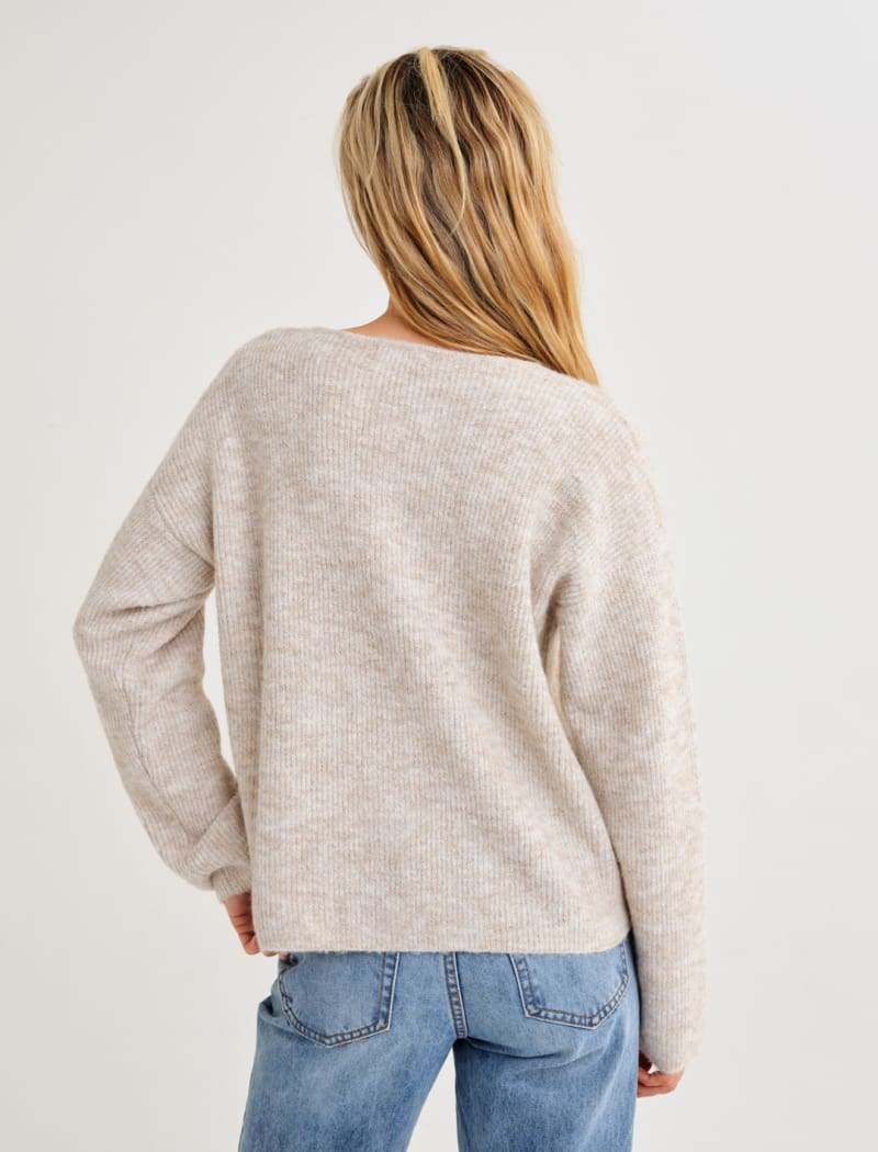 Newport Cardigan | Oatmeal Heather - Cardigan