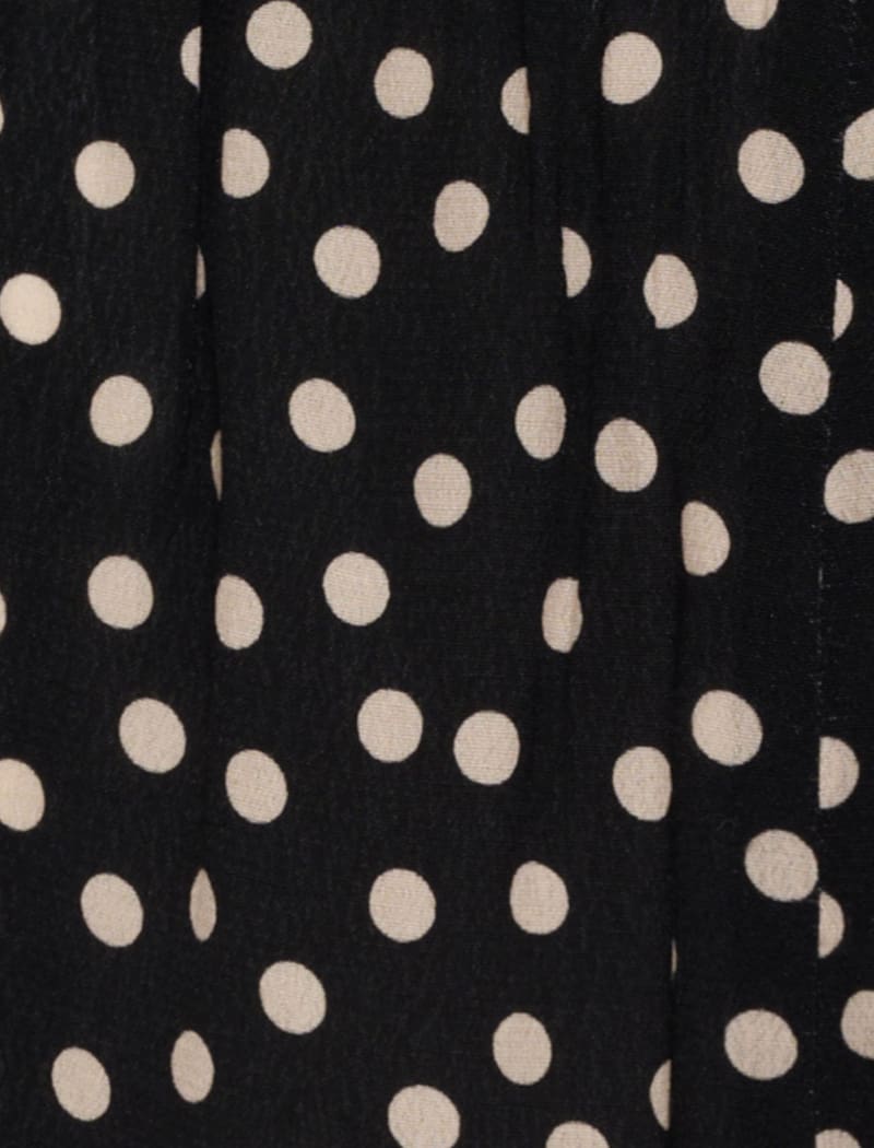 Nightie Short | Black Ditsy Dot - Short