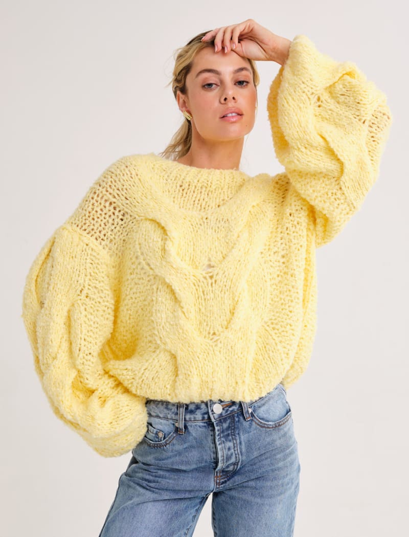 Nonna Sweater | Banana - Sweaters