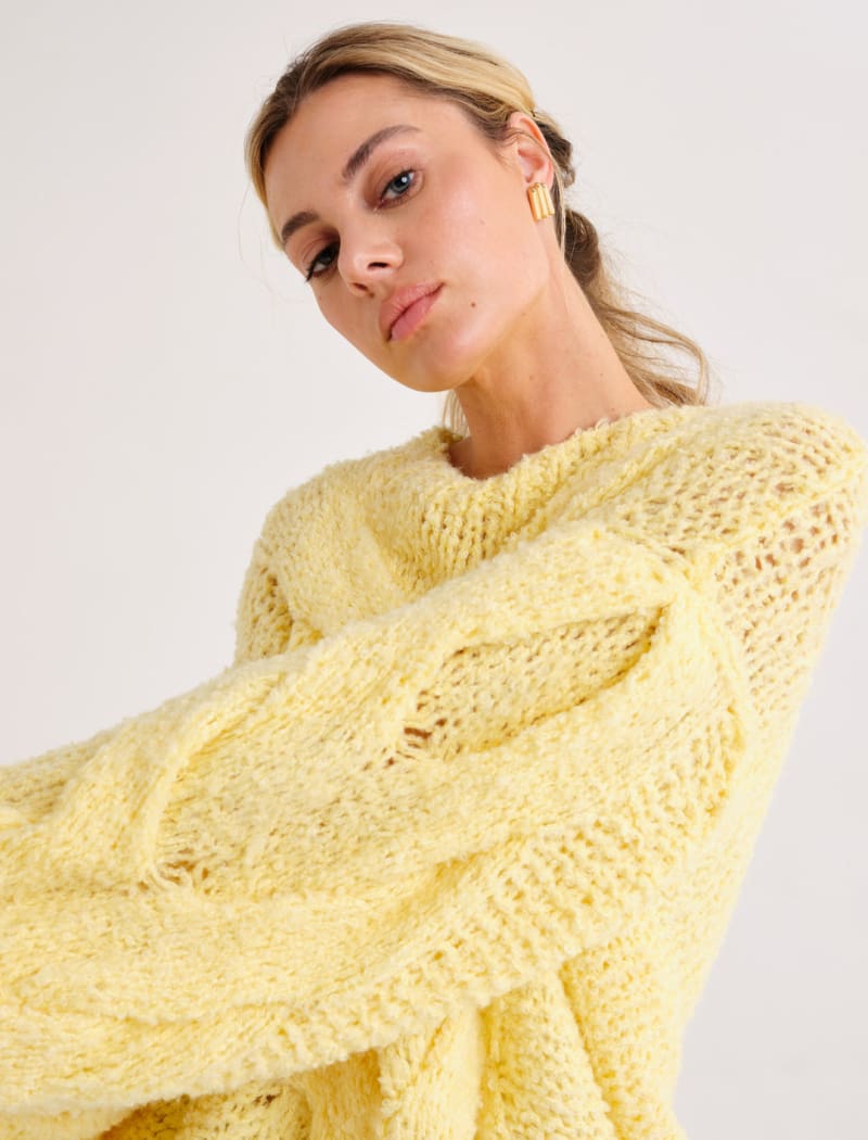 Nonna Sweater | Banana - Sweaters