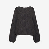 Nonna Sweater | Charcoal - Sweaters