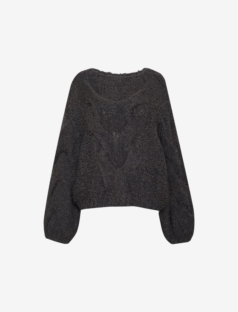 Nonna Sweater | Charcoal - Sweaters