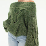 Nonna Sweater | Moss - Sweaters