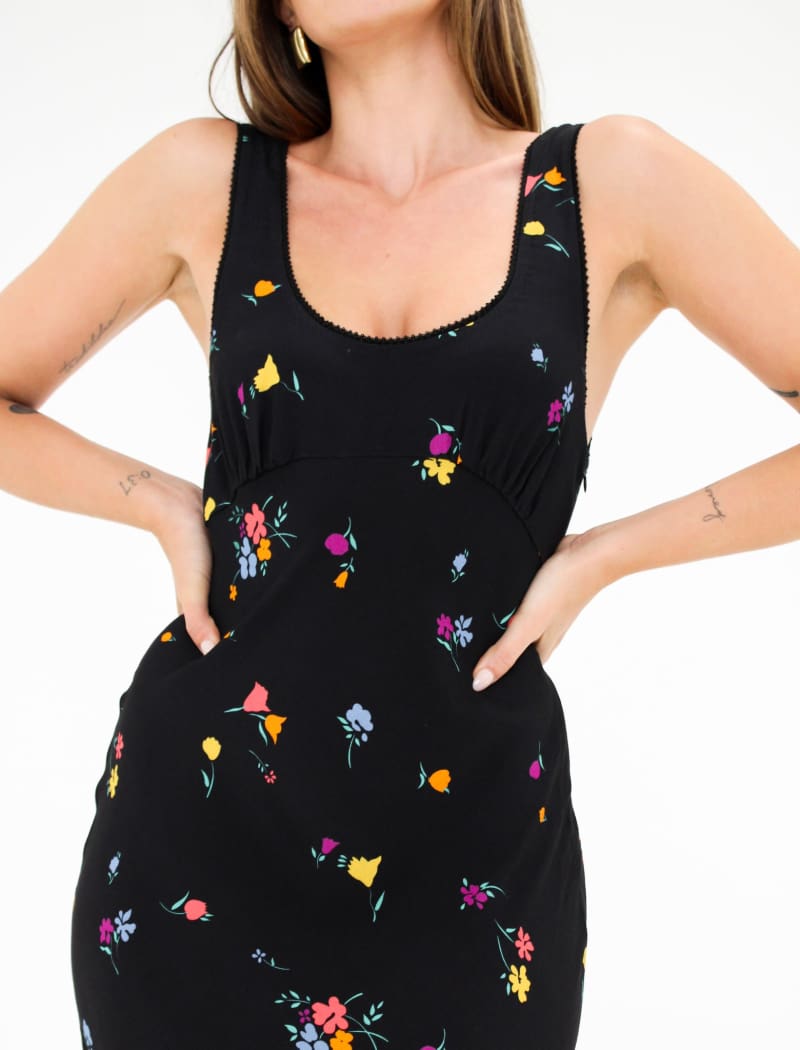 North Country Midi Dress | Black Splash Floral - Midi Dress