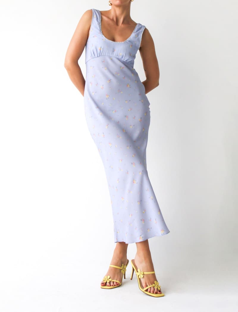 North Country Midi Dress | Forget-Me-Not – Rumored