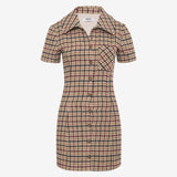 Notting Hill Mini | Newbury Plaid Tweed - Dresses