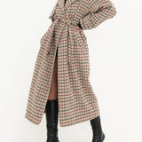 Notting Hill Trench | Newbury Plaid Tweed - Trench Coat