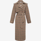 Notting Hill Trench | Newbury Plaid Tweed - Trench Coat