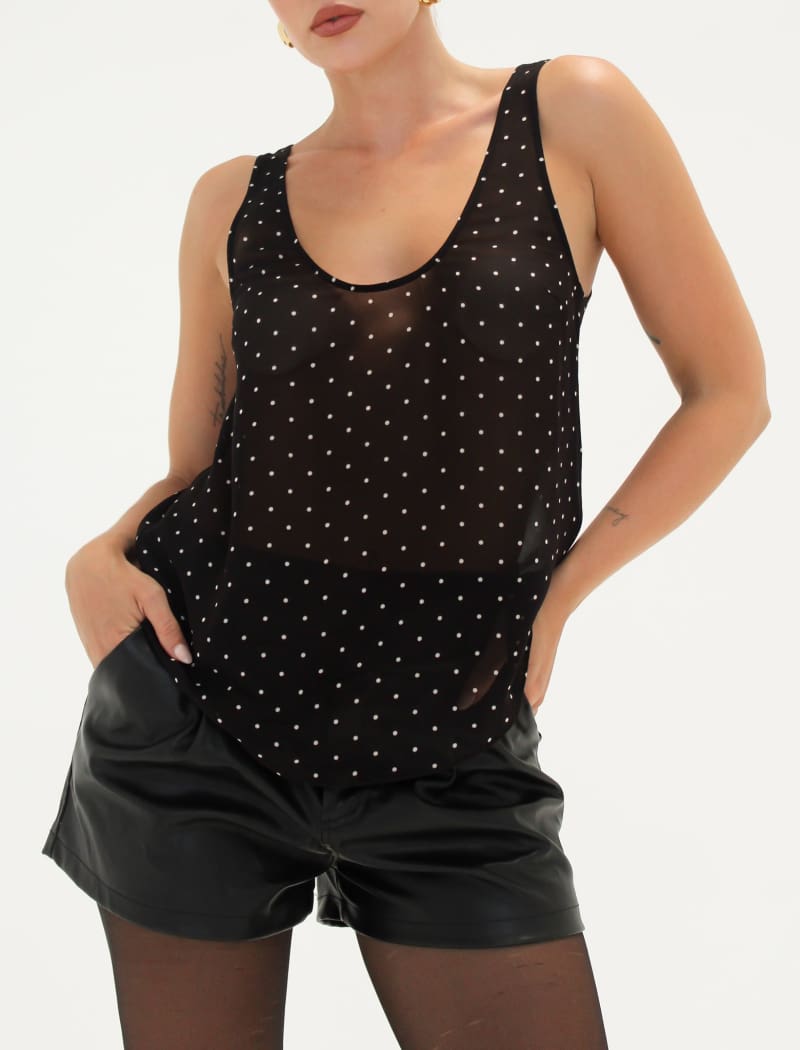 Old Fashioned Tank | Classic Dot - Camis and Tanks