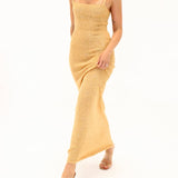 Palm Beach Maxi Dress | Gold Sequin - Maxi Dress