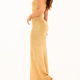 Palm Beach Maxi Dress | Gold Sequin - Maxi Dress