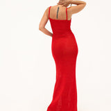 Palm Beach Maxi Dress | Red Sequin - Maxi Dress