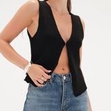 Prince Street Top | Black - Vest