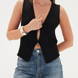 Prince Street Top | Black - Vest