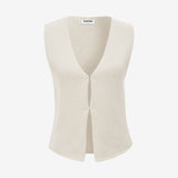 Prince Street Top | Ecru - Vest