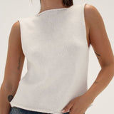 Prince Street Top | Ecru - Vest