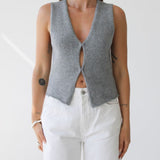 Prince Street Top | Heather Gray - Vest