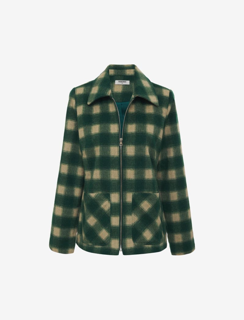 Ranch Chore Jacket | Green Plaid - Jackets