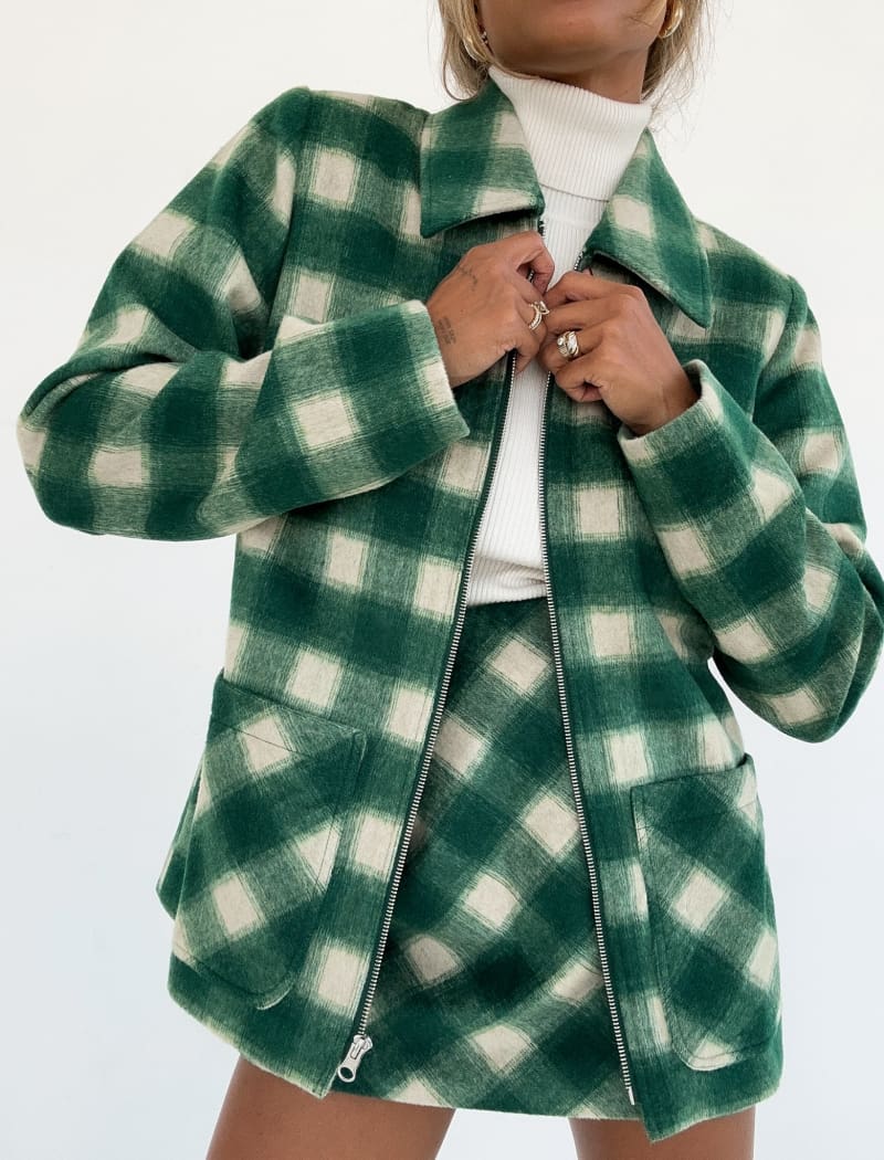 Ranch Chore Jacket | Green Plaid - Jackets