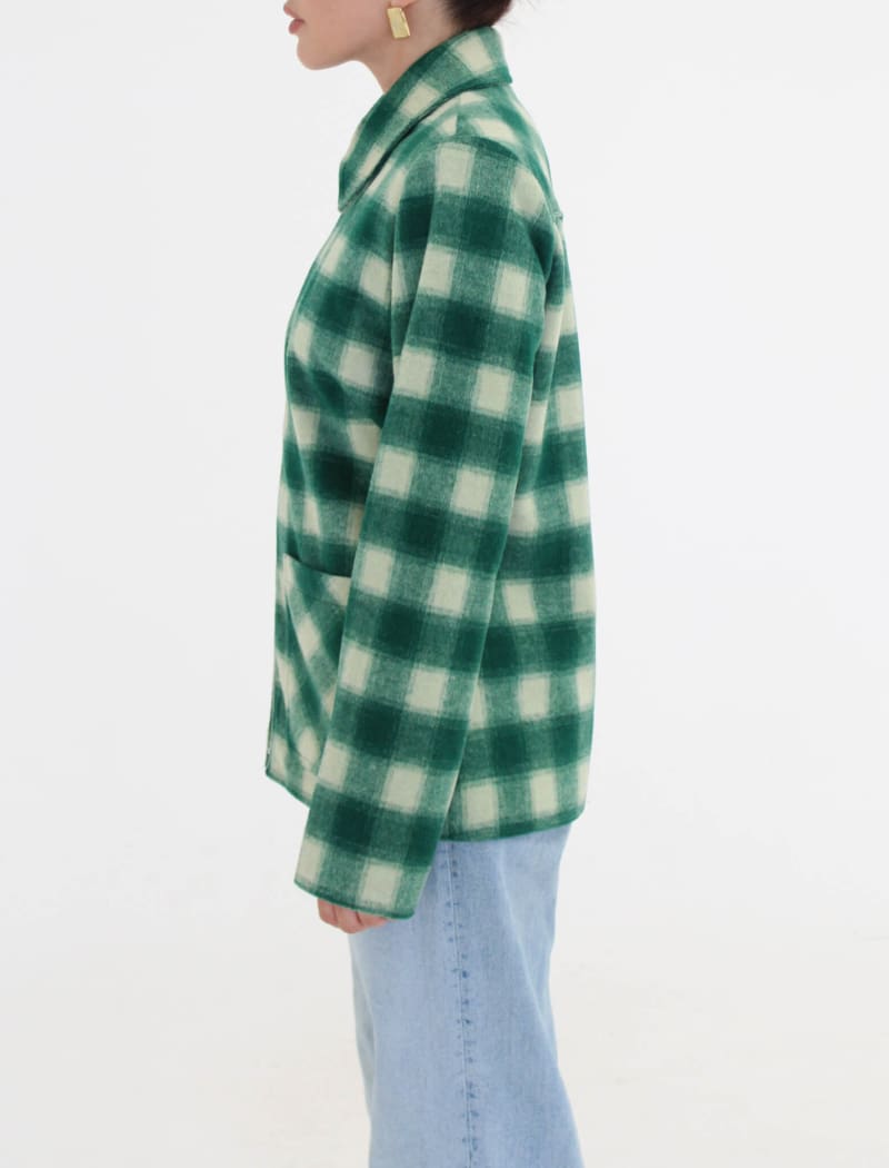 Ranch Chore Jacket | Green Plaid - Jackets