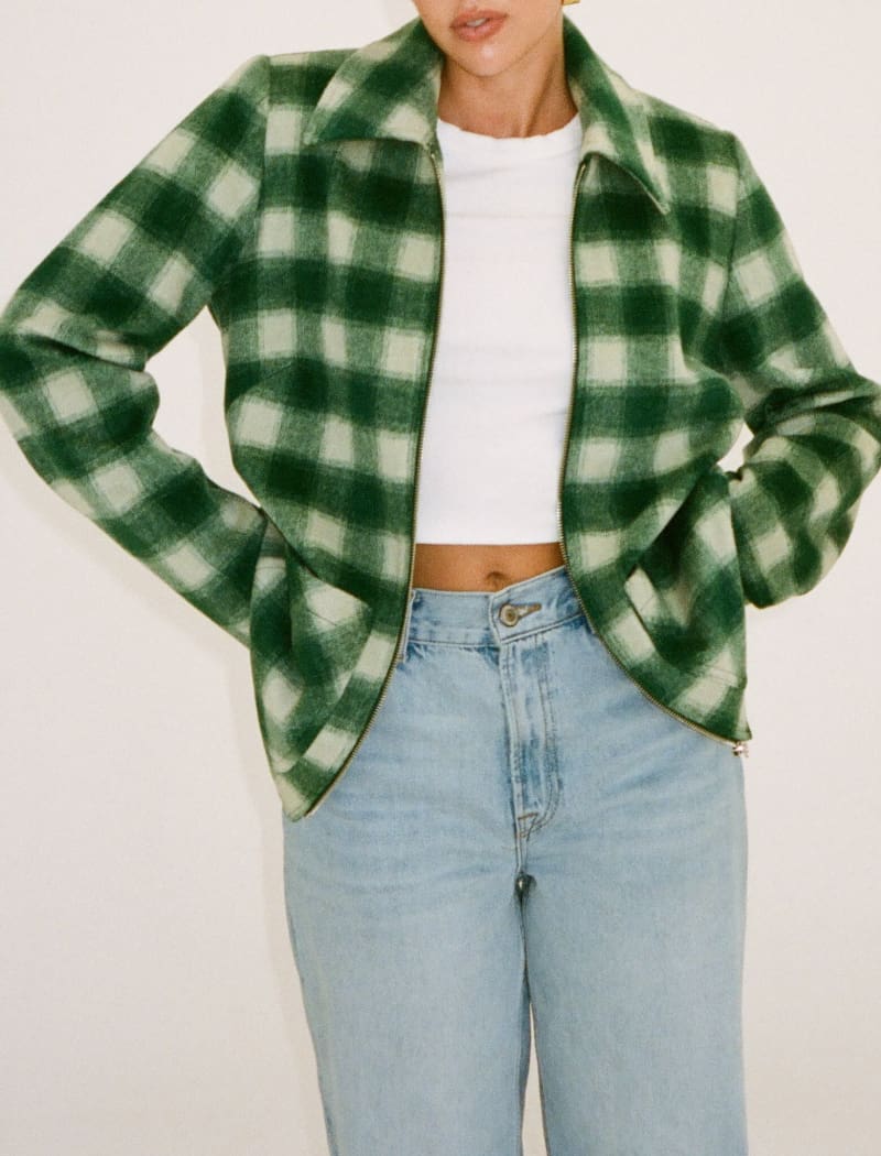 Ranch Chore Jacket | Green Plaid - Jackets