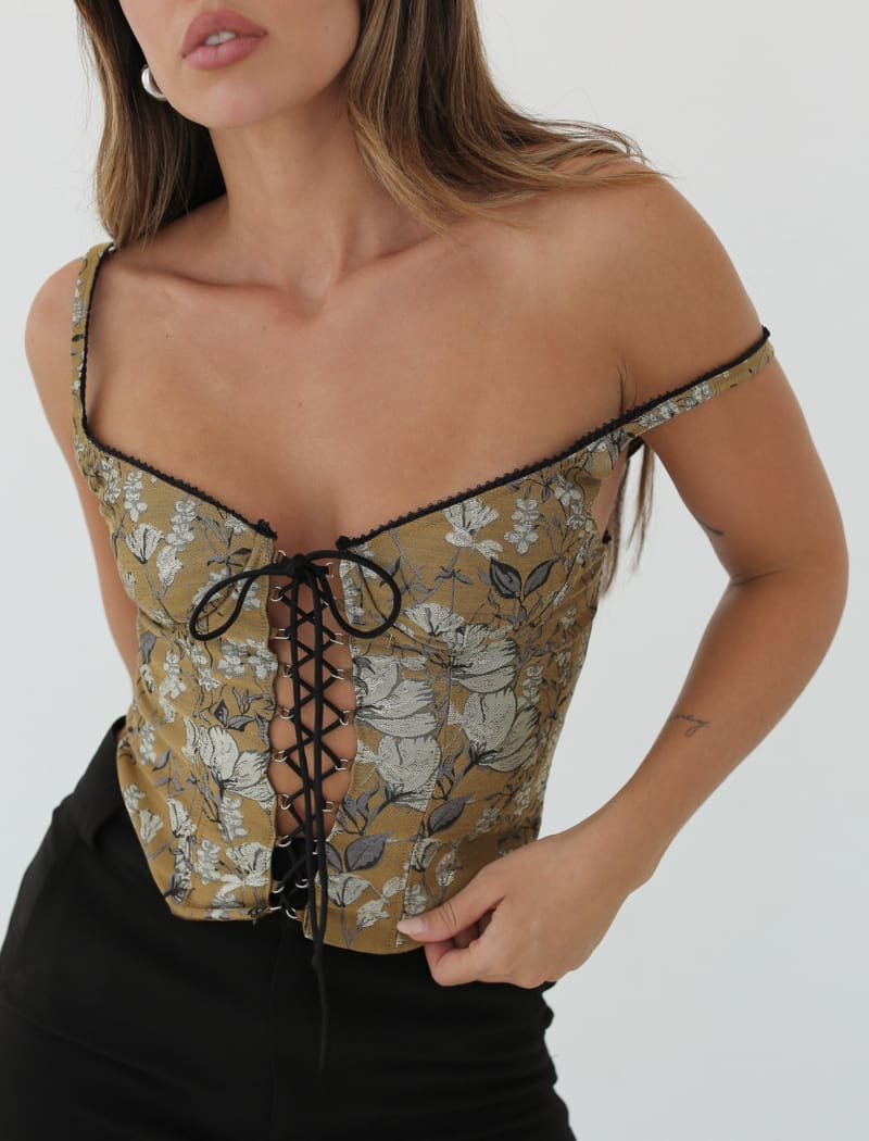 Renaissance corset top
