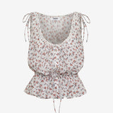 Rosemary Top | Americana Floral - Tops