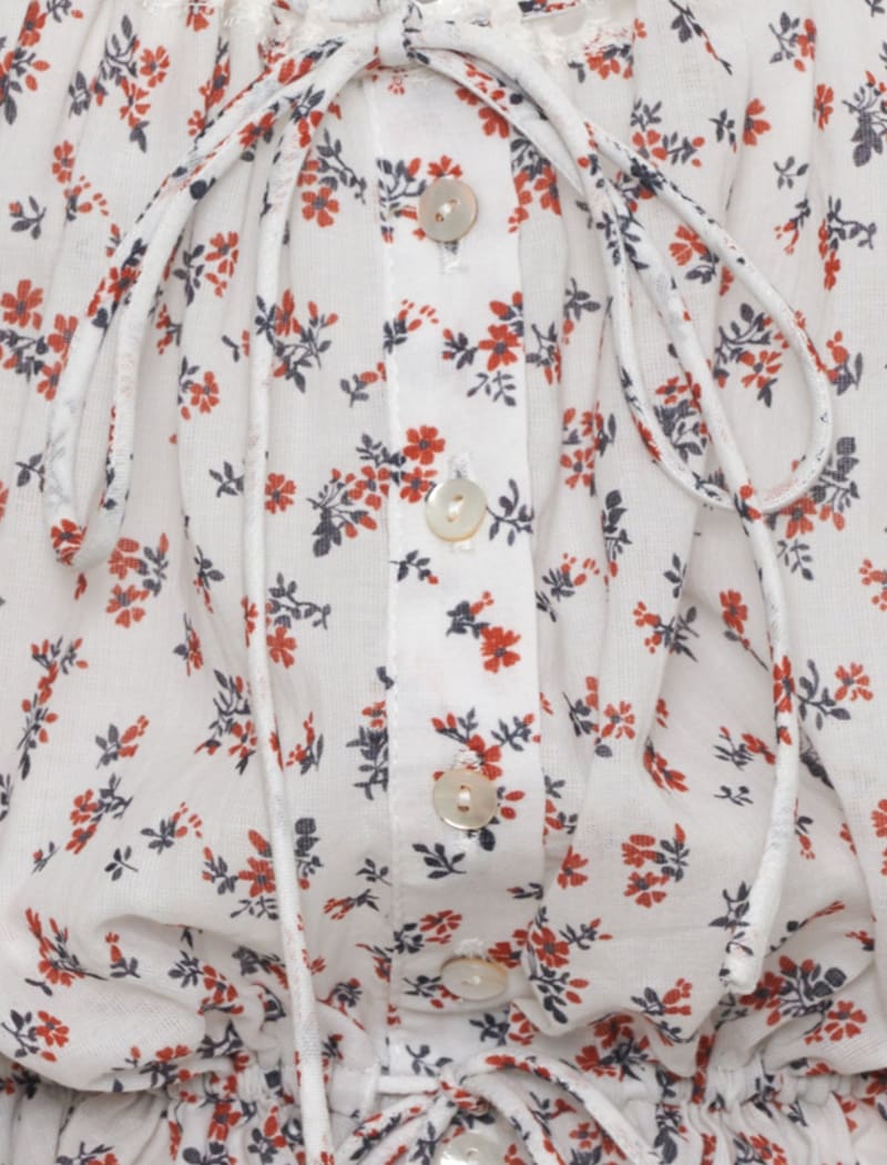 Rosemary Top | Americana Floral - Tops